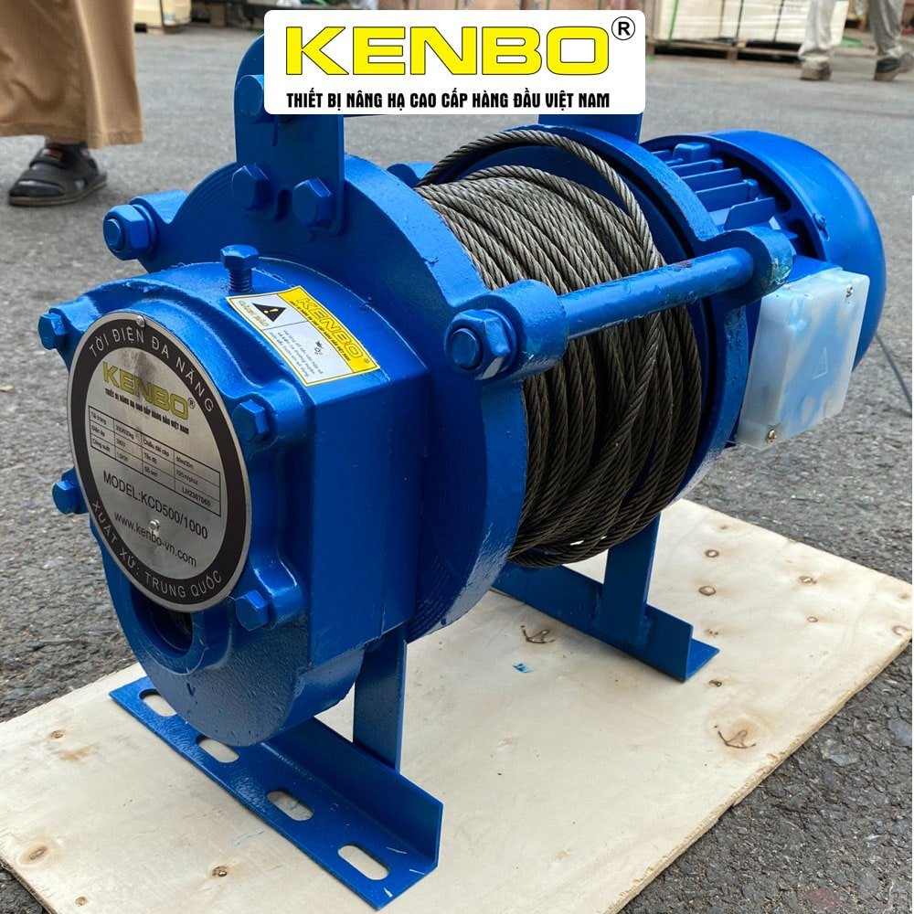 Tời Điện Kenbo KCD300/600-30M 380V 200/400Kg