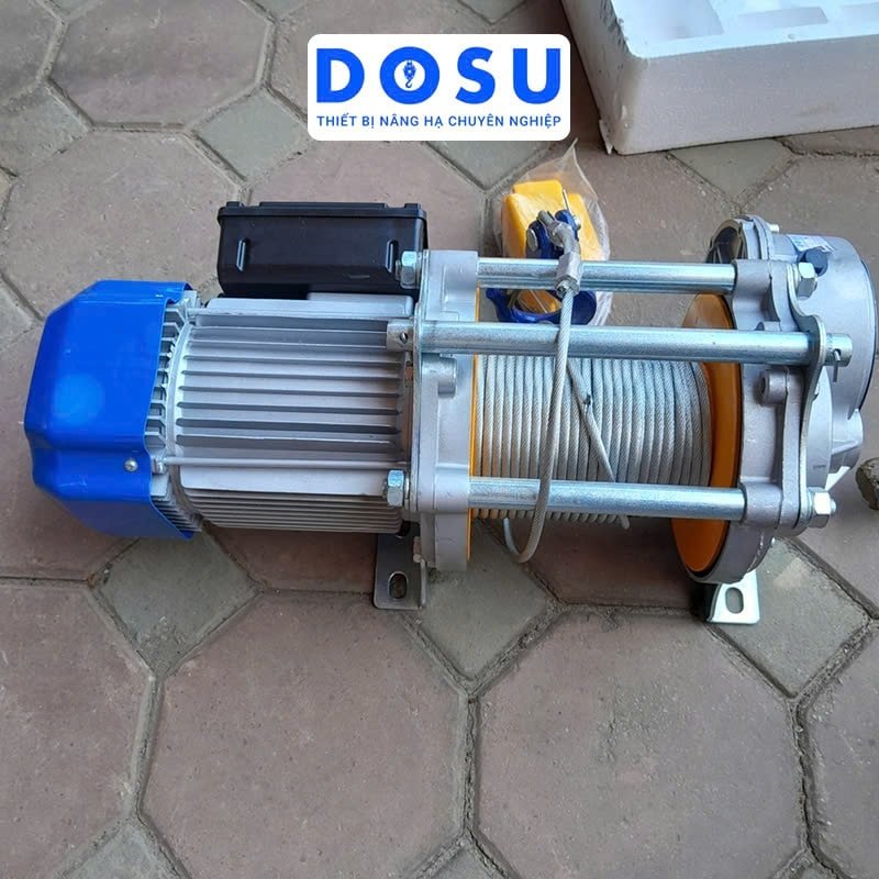 Tời Điện Dosu KCD750/1500-30MPLUS 300/600Kg 220V Nhanh