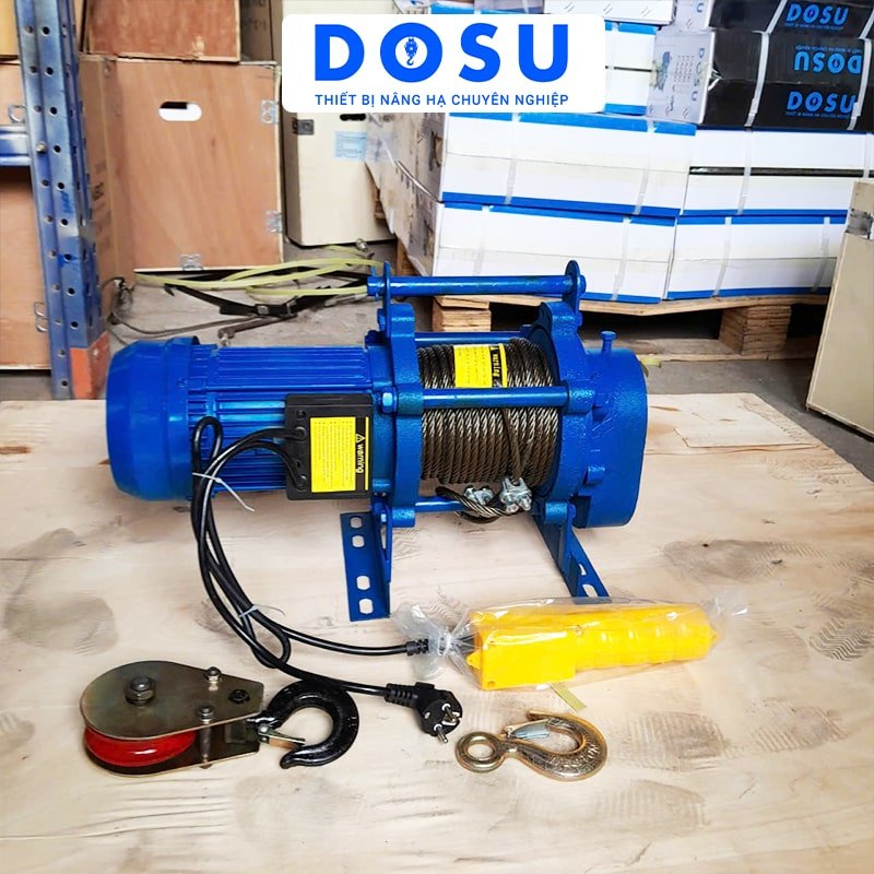 Tời Điện Dosu KCD750/1500-30M 380V 450/900Kg