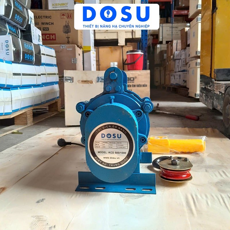 Tời Điện Dosu KCD500/1000-60M 220V 100/200Kg
