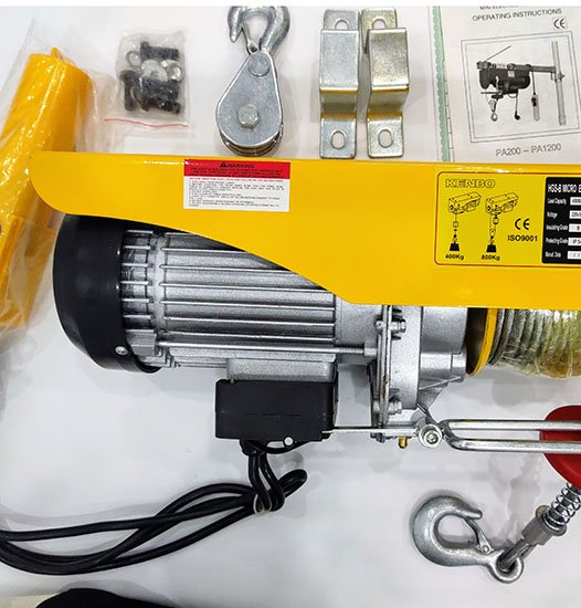 Tời điện KENBO PA1200 40m 480-960kg 220V