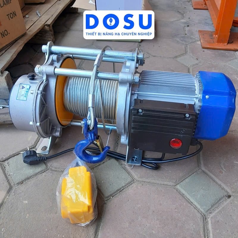 Tời Điện Dosu KCD500/1000-30MPLUS 250/500Kg 220V Nhanh