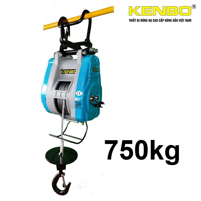 Tời Điện Kenbo SK750 25M 750Kg 220V Nhanh
