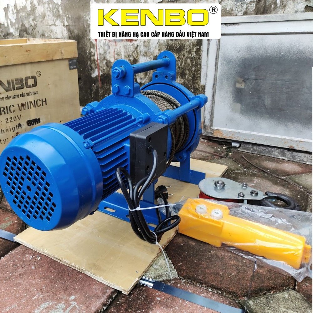 Tời Điện Kenbo KCD300/600-30M 220V 250/500Kg