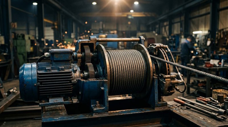 Tổng quan về máy tời điện: Cấu tạo và nguyên lý hoạt động